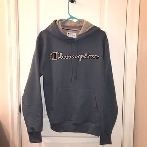 NWOT CLASSIC CHAMPION HOODIE TEAL LARGE AUTHENTIC